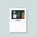 Calendario botanico 2025 plantas