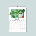 Calendario botanico 2025 plantas