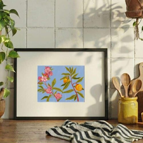 Ilustraciones botánicas de flores - formato A5