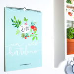 Calendario "Un año hortelano" en papel 2018