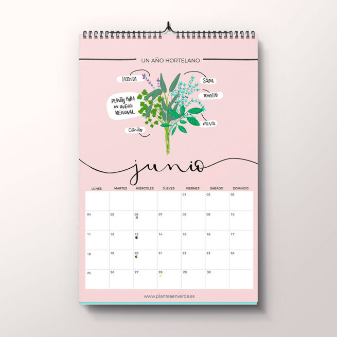 Calendario "Un año hortelano" en papel 2018 - Imagen 10
