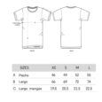 camiseta tallas